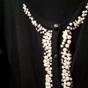 Cable & Gauge Embellished Cardigan